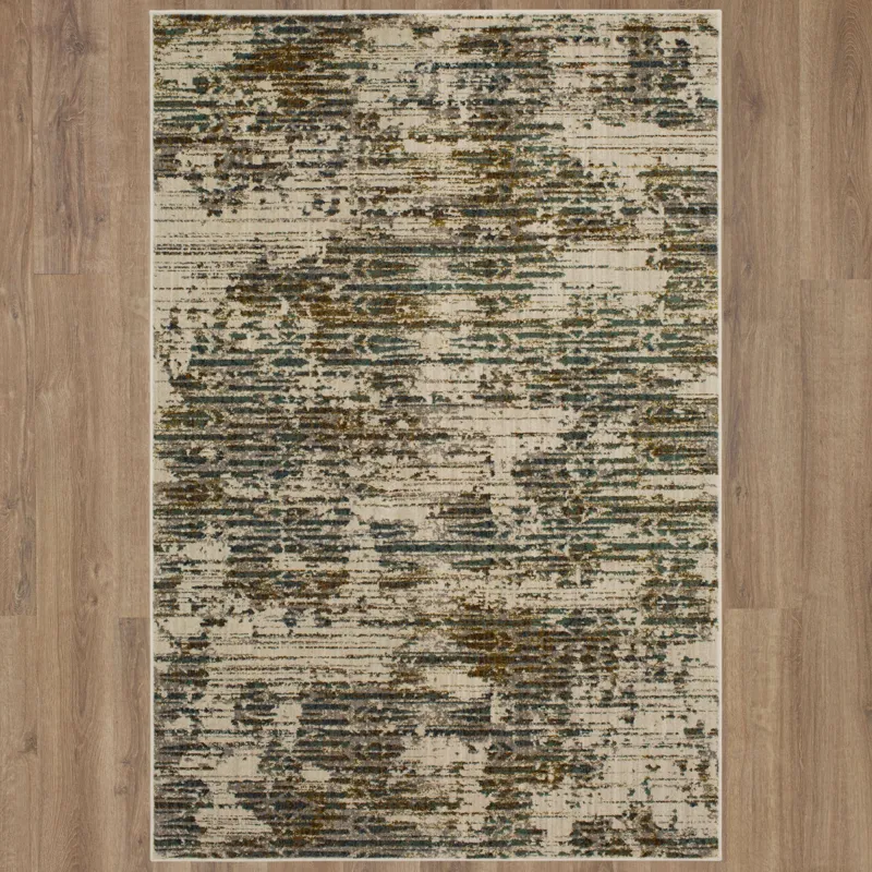Montreal Dawson Springs Aquamarine Rug - 5'3" x 7'10" Floor
