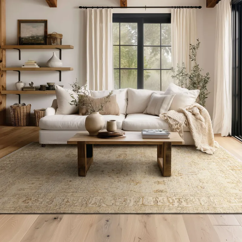 Sundar Dayalu Silver Rug - 8' x 10' Lifestyle