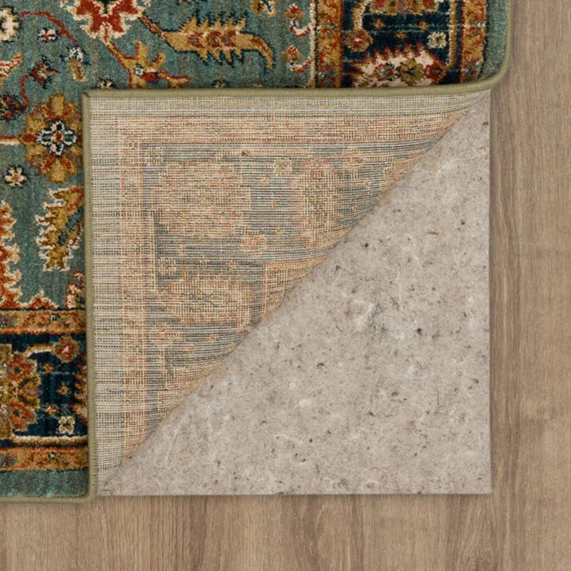 Spice Market Deir Aquamarine Rug - 12' x 15' Backing
