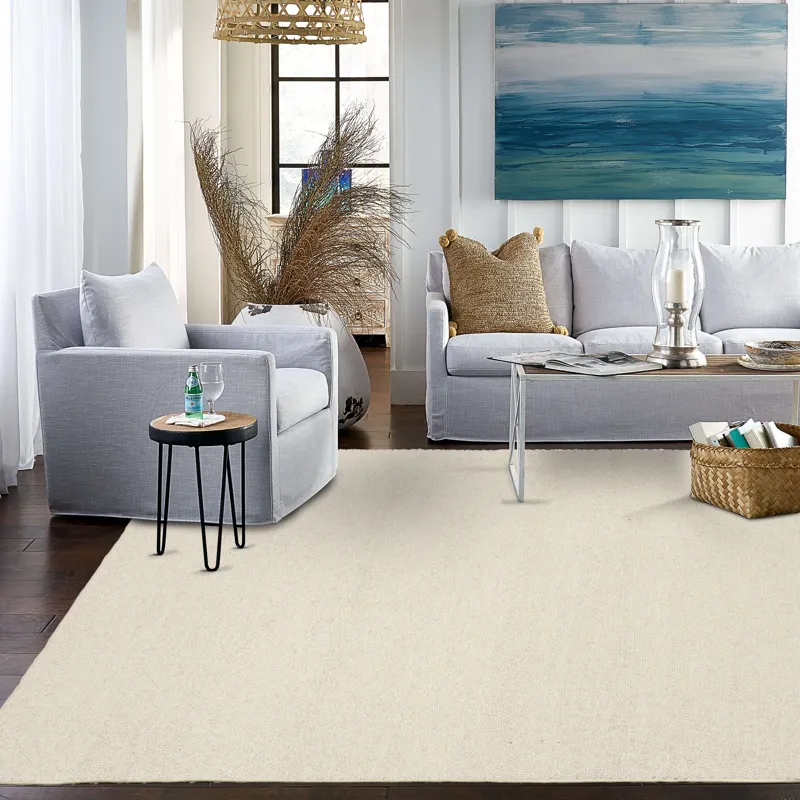 Desmond Ivory Rug - 8' x 10' Lifestyle