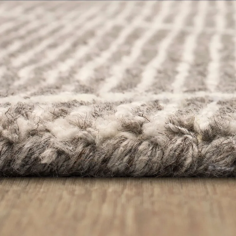 Tangier Deviation Taupe Rug - 9' x 12' Pile