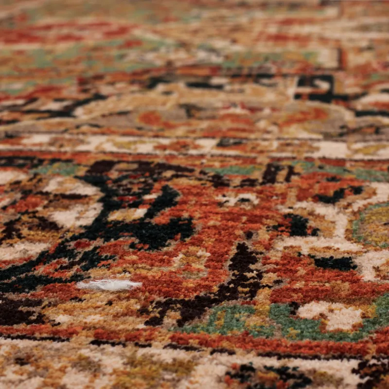 Spice Market Dhahar Aquamarine Rug - 12' x 15' Closeup