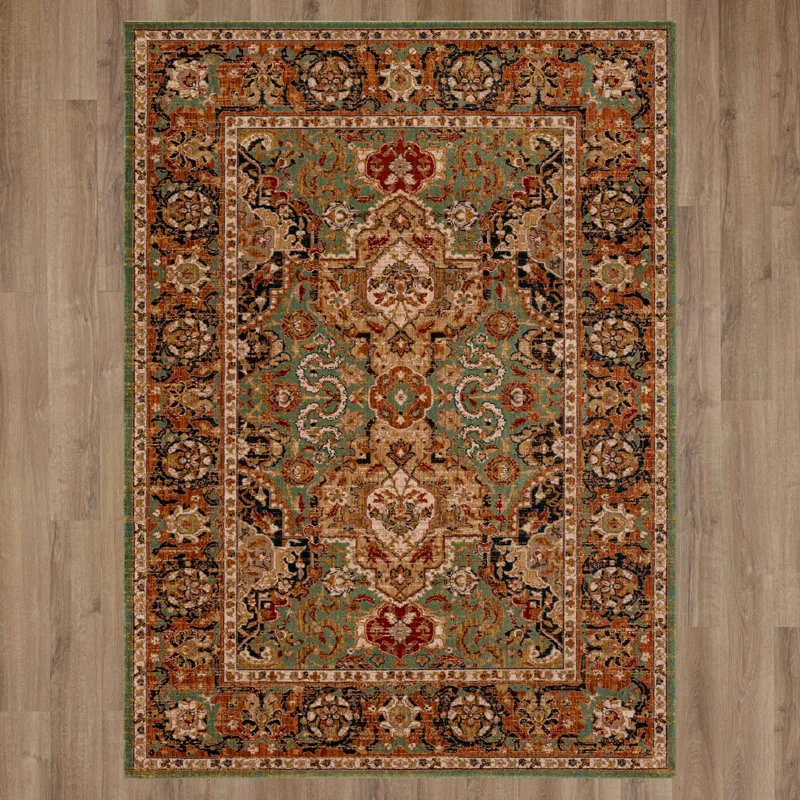 Spice Market Dhahar Aquamarine Rug - 12' x 15' Floor