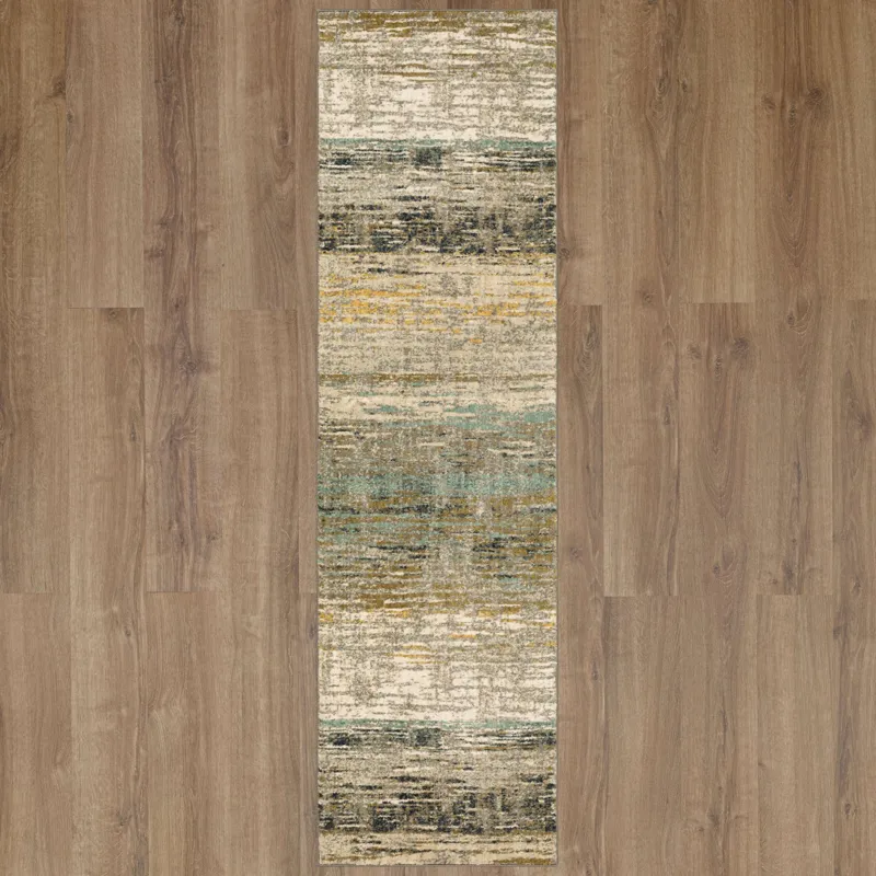 Artisan by Scott Living Diffuse Bronze Rug - 2'4" x 7'10" Floor