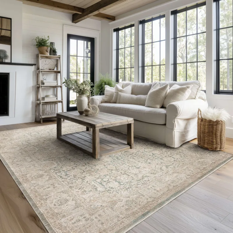 Surrey Hills Eastbourne Beachglass Rug - 7'10" x 10' Lifestyle