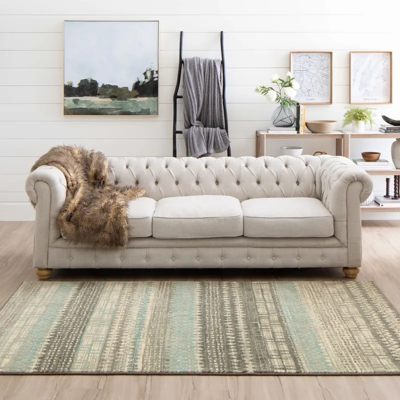 Euphoria Eddleston Ash Grey Rug - 5'3" x 7'10" Lifestyle