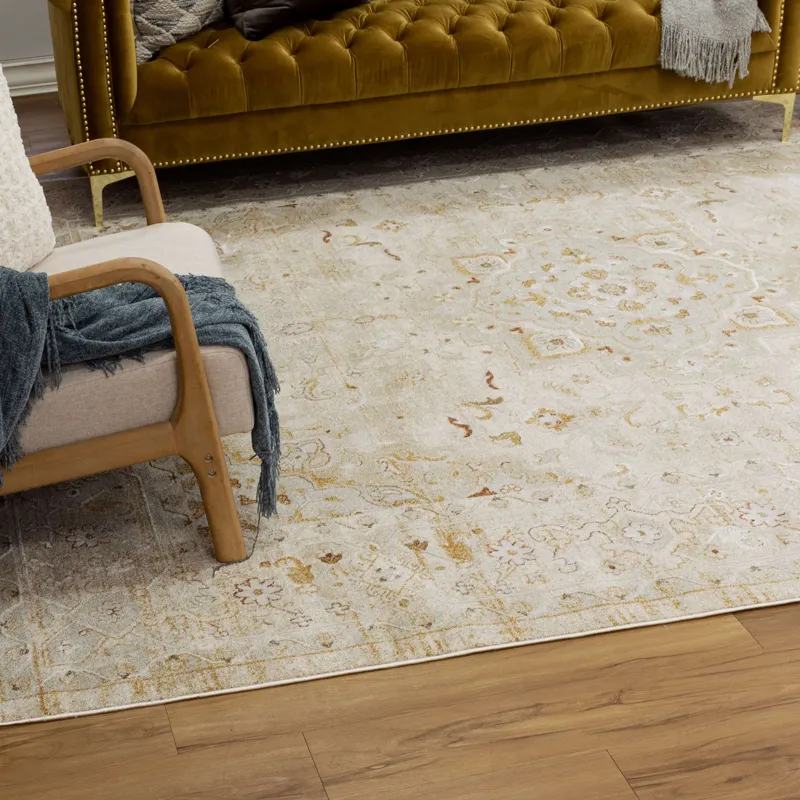 Windermere Edenhall Cream Rug - 7'10" x 10'3" Lifestyle
