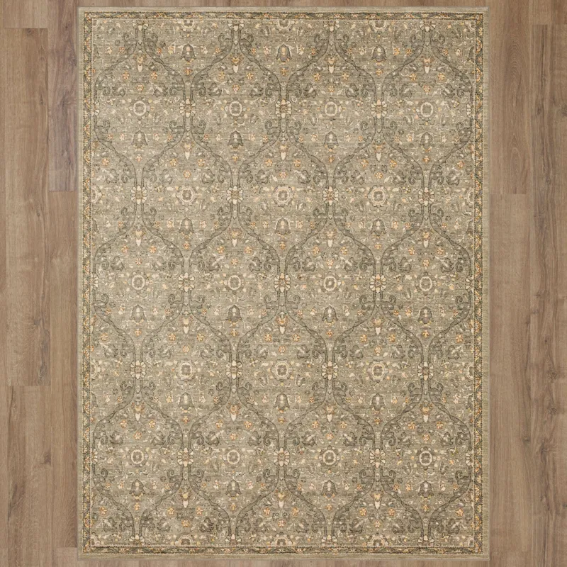 Euphoria Galway Willow Grey Rug - 9'6" x 12'11" Floor