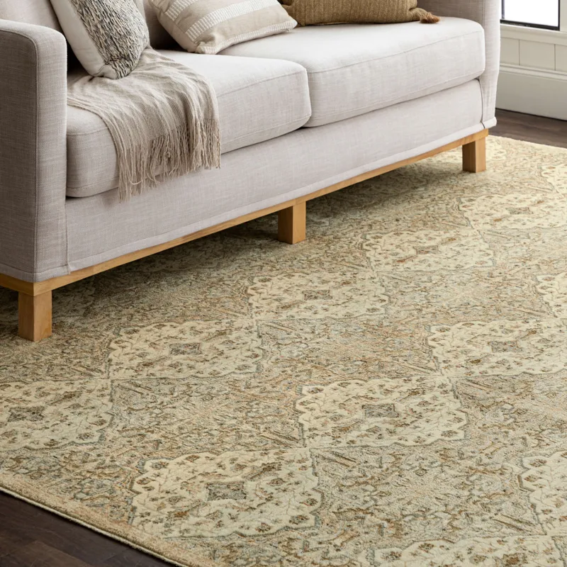 Divina Gloriana Cream Rug - 8' x 10' Lifestyle