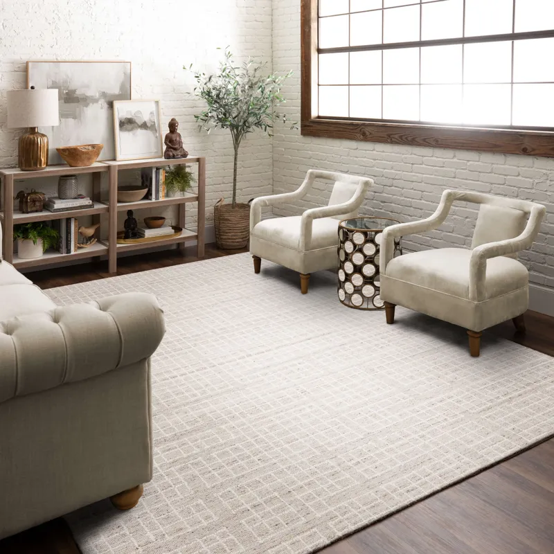 Forsyth Park Groveland Ivory Beige Rug - 8' x 10' Lifestyle
