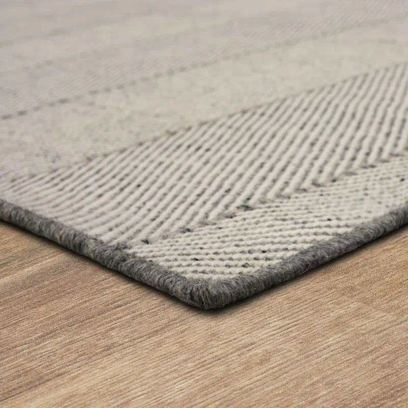 Harrington Grey Rug - 6' x 9' Angle