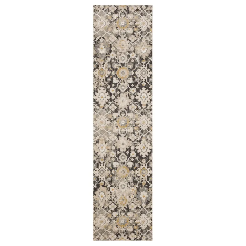 Windermere Ireby Gray Rug - 2\'6\" x 10\'