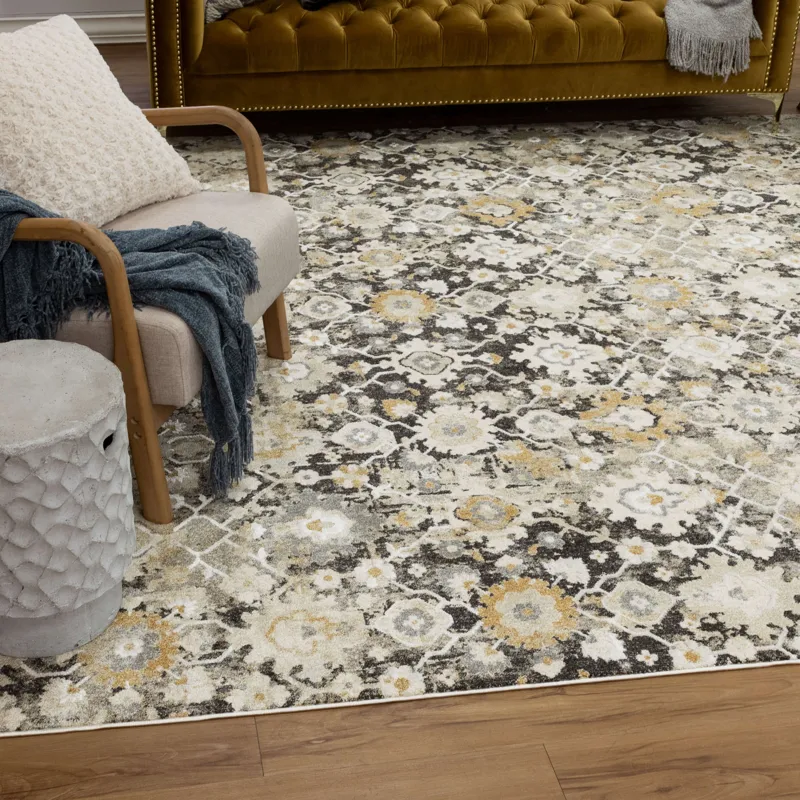 Windermere Ireby Gray Rug - 7'10" x 10'3" Lifestyle