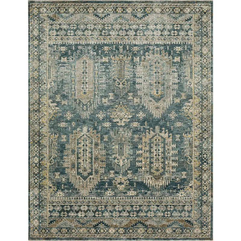 Marash Karamar Blue Rug - 7'10" x 10'3"