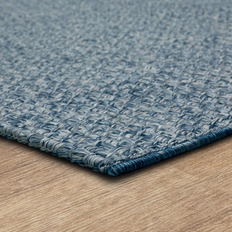 Lanai By Salt Life Blue Rug - 7'10" x 10' Angle