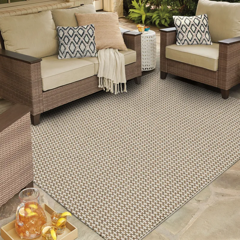 Lanai By Salt Life Natural Rug - 6'6" x 9' Lifestyle