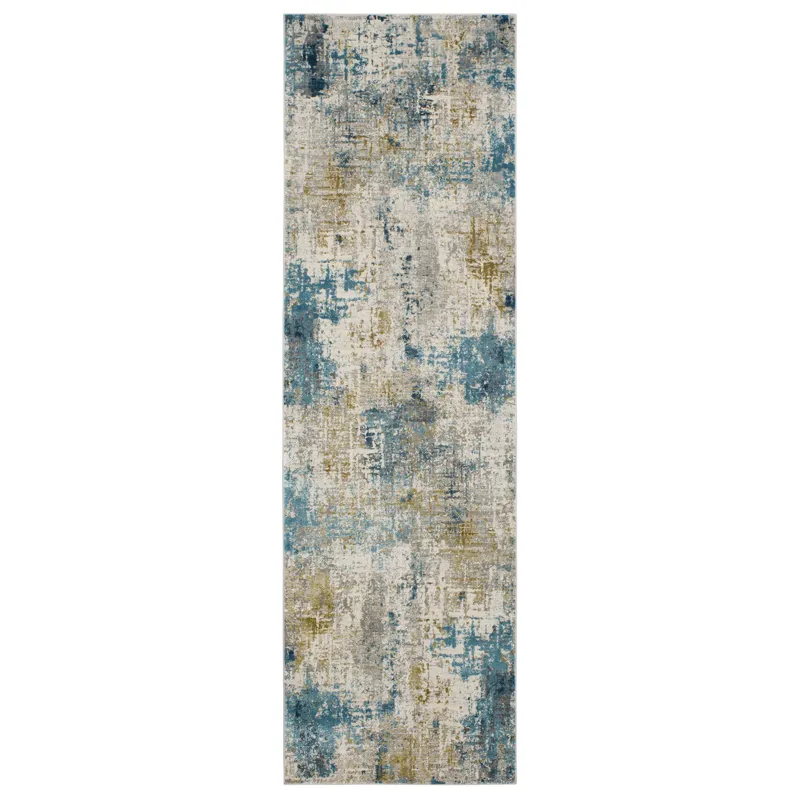 Tryst Marseille Blue Rug - 2'6" x 8'