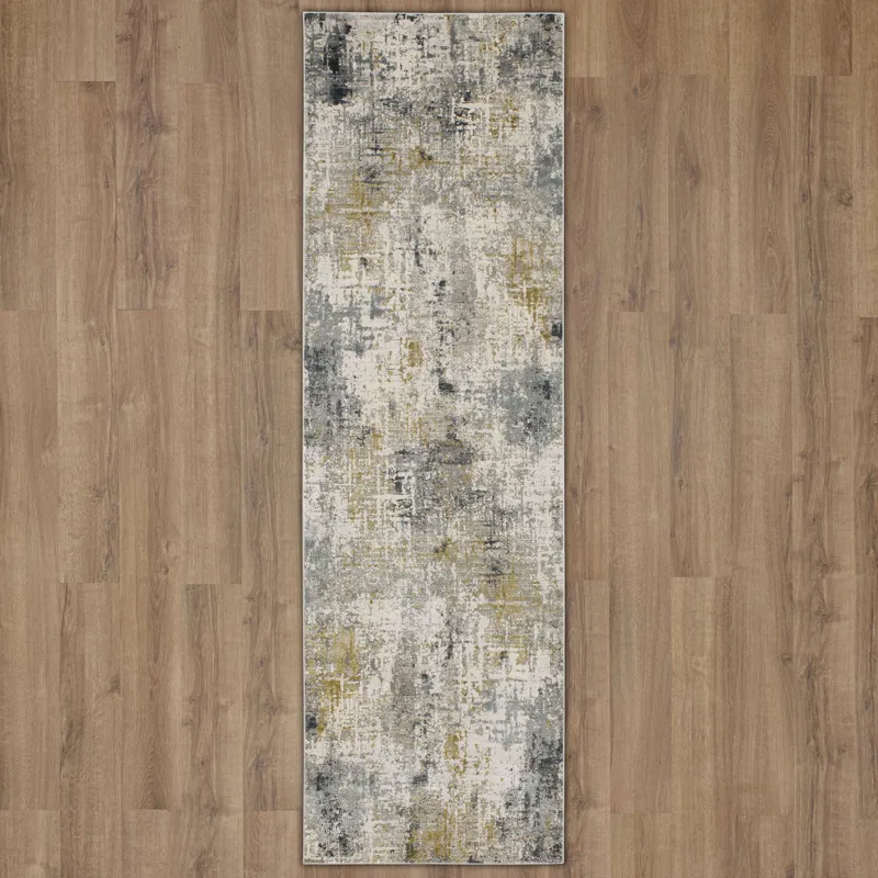 Tryst Marseille Grey Rug - 2'6" x 8' Floor