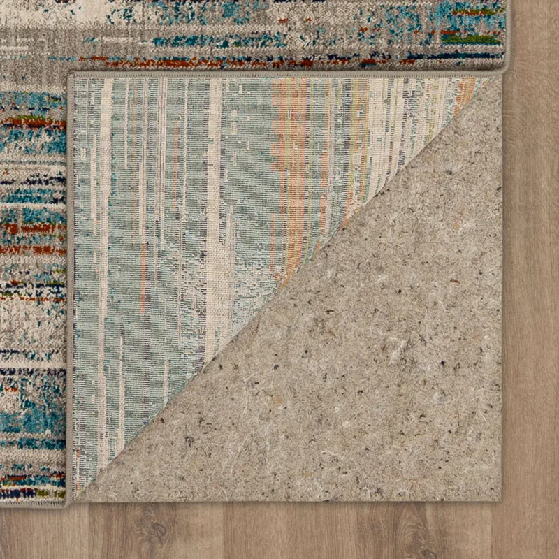 Meraki Singularity Lapis Rug - 5' x 8' Backing