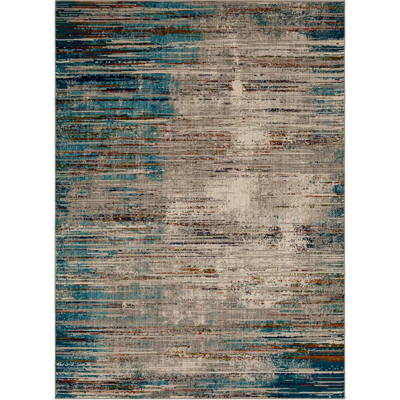 Meraki Singularity Lapis Rug - 5' x 8'