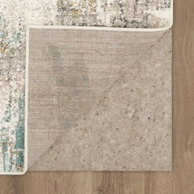 Epiphany Merce Alabaster Rug - 5'3" x 7'10" Backing
