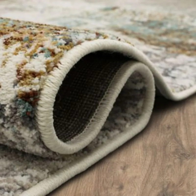 Epiphany Merce Alabaster Rug - 5'3" x 7'10" Roll