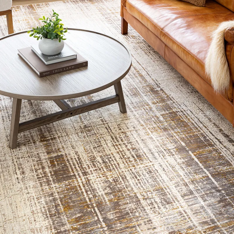 Tryst Messina Cream Rug - 8' x 11' Lifestyle
