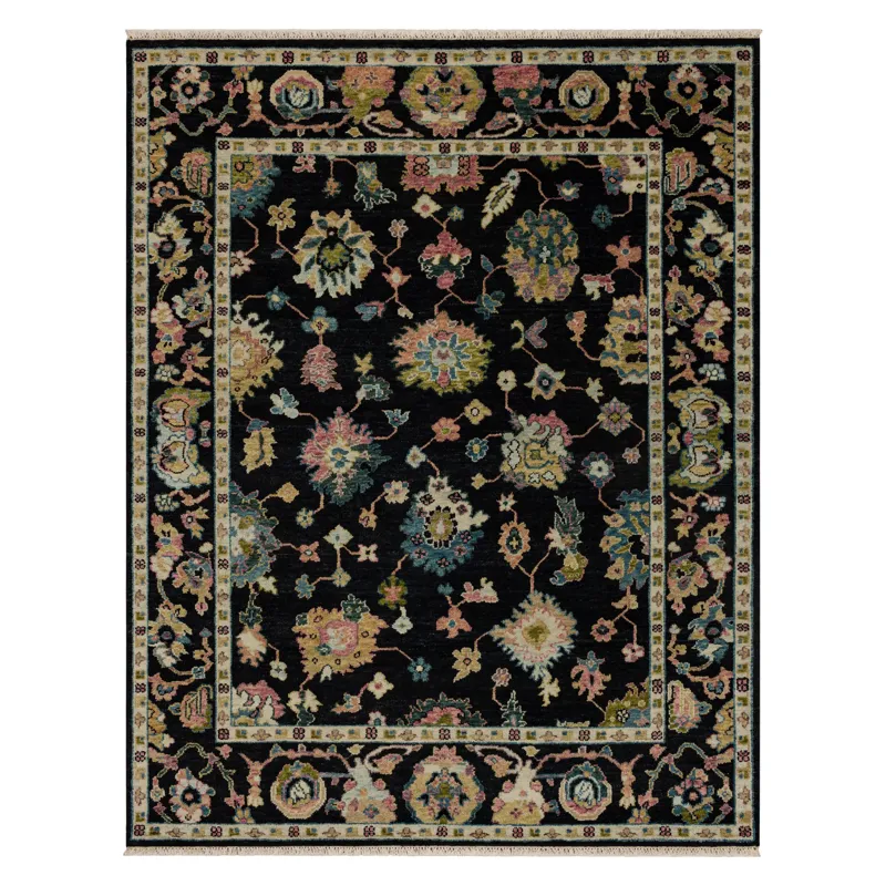 Percival Morgan Black Rug - 6\' x 9\'