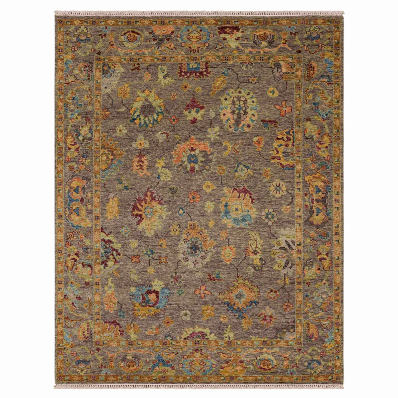 Percival Morgan Grey Rug - 6\' x 9\'