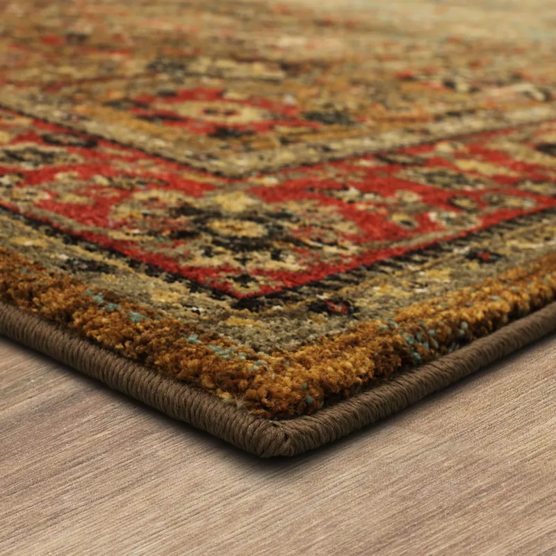 Spice Market Myanmar Aquamarine Rug - 12' x 15' Angle