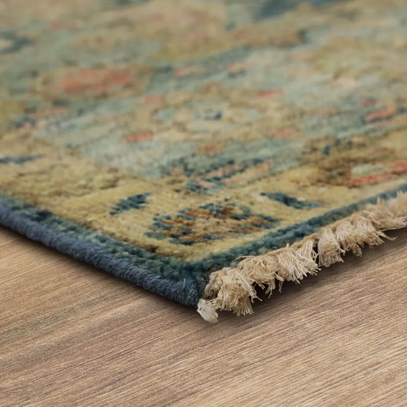 Sundar Nisha Navy Rug - 6' x 9' Angle