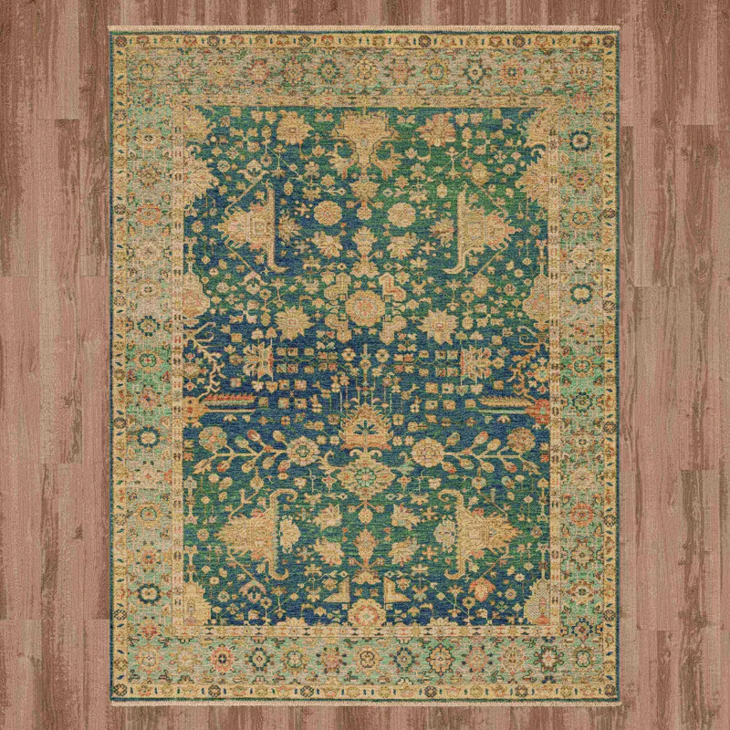 Sundar Nisha Navy Rug - 6' x 9' Floor