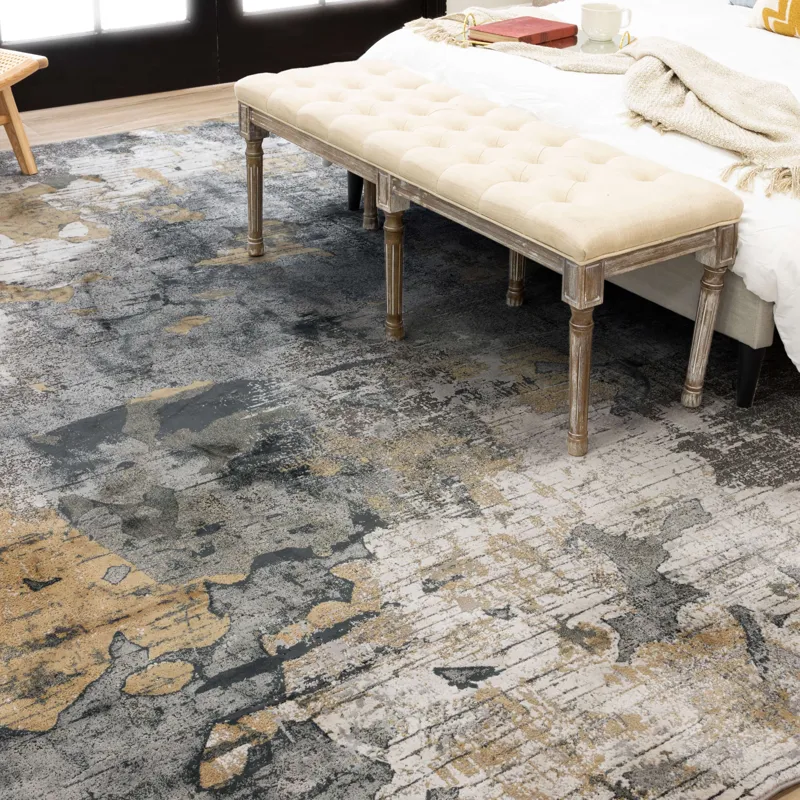 Tryst Nuvole Patina Rug - 8' x 11' Lifestyle