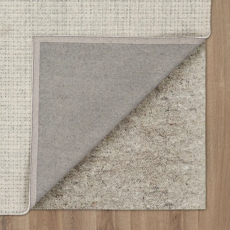 Forsyth Park Oglethorpe Ivory Aqua Rug - 9' x 12' Backing