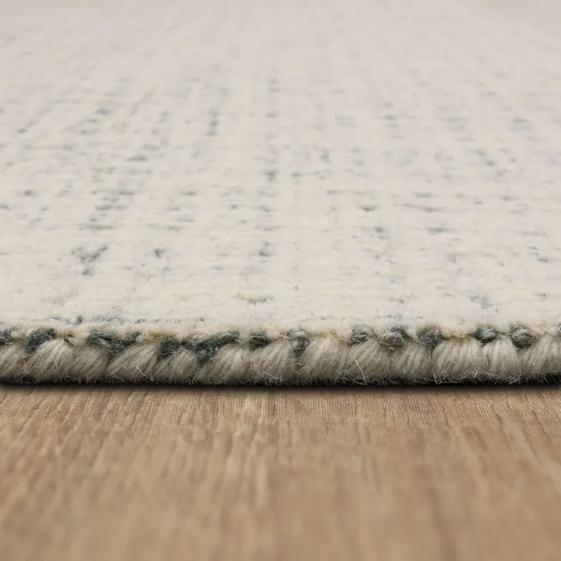 Forsyth Park Oglethorpe Ivory Aqua Rug - 9' x 12' Pile