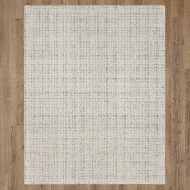 Forsyth Park Oglethorpe Ivory Aqua Rug - 9' x 12' Floor