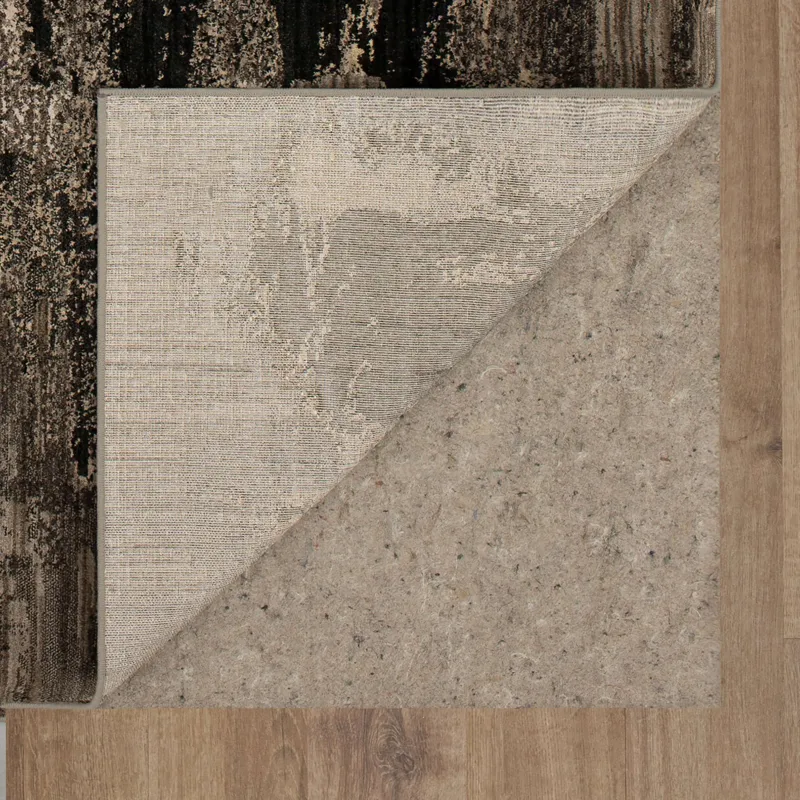Elements Orphic Onyx Rug - 5'3" x 7'10" Backing