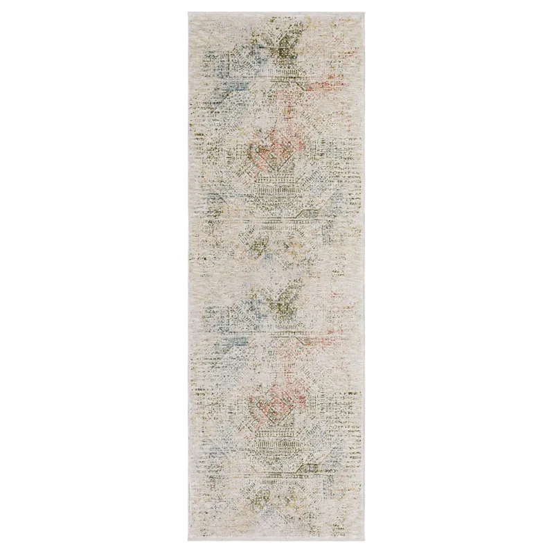 Memento Pathways Ivory Rug - 2\'6\" x 7\'6\"