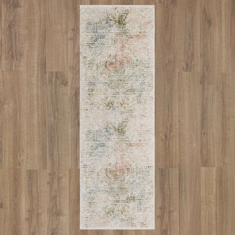 Memento Pathways Ivory Rug - 2'6" x 7'6" Floor