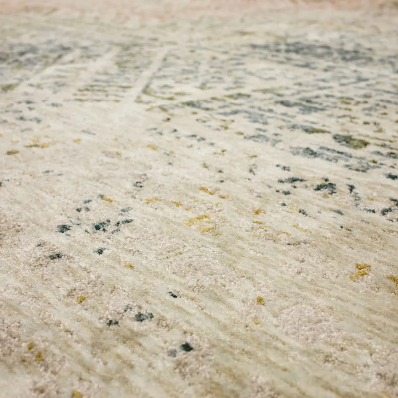 Memento Pathways Ivory Rug - 2'6" x 7'6" Closeup