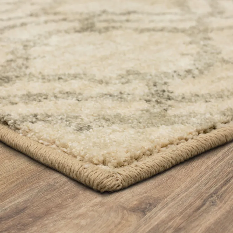 Euphoria Potterton Natural Rug - 5'3" x 7'10" Angle
