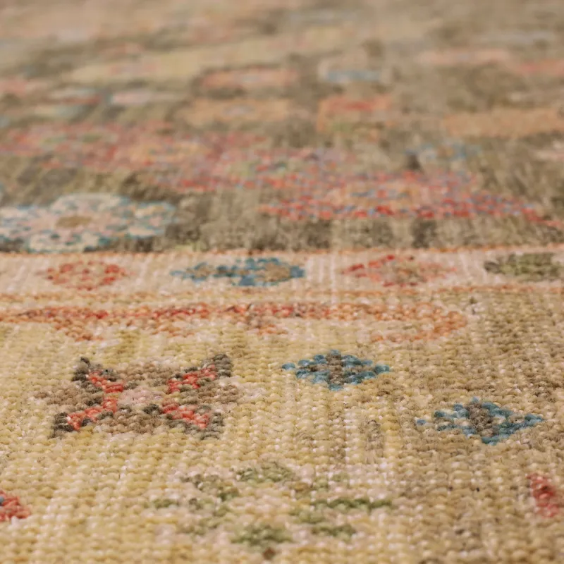 Sundar Prasann Charcoal Rug - 8' x 10' Closeup