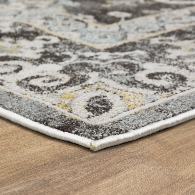 Windermere Ravenglass Anthracite Rug - 9' x 12' Angle