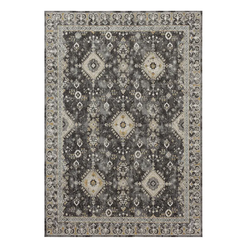 Windermere Ravenglass Anthracite Rug - 9\' x 12\'