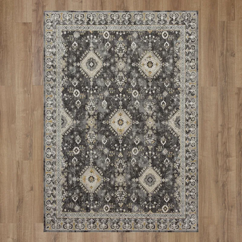 Windermere Ravenglass Anthracite Rug - 9' x 12' Floor