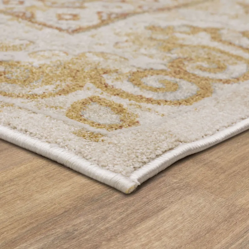 Windermere Ravenglass Cream Rug - 5' x 7'6" Angle