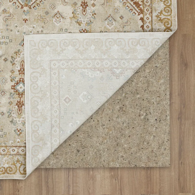 Windermere Ravenglass Cream Rug - 5' x 7'6" Backing