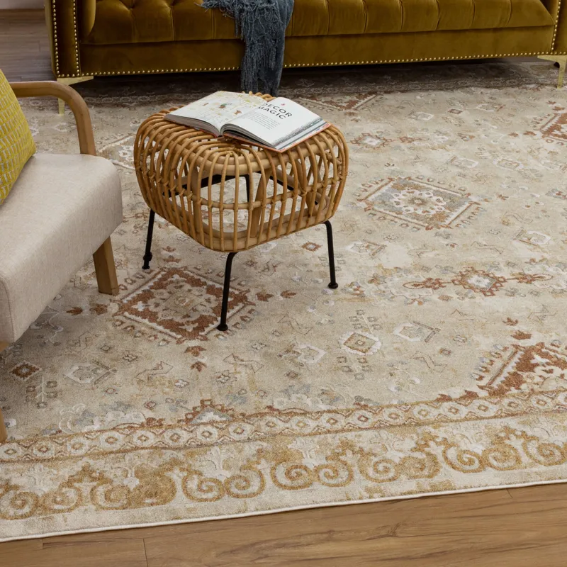 Windermere Ravenglass Cream Rug - 7'10" x 10'3" Lifestyle