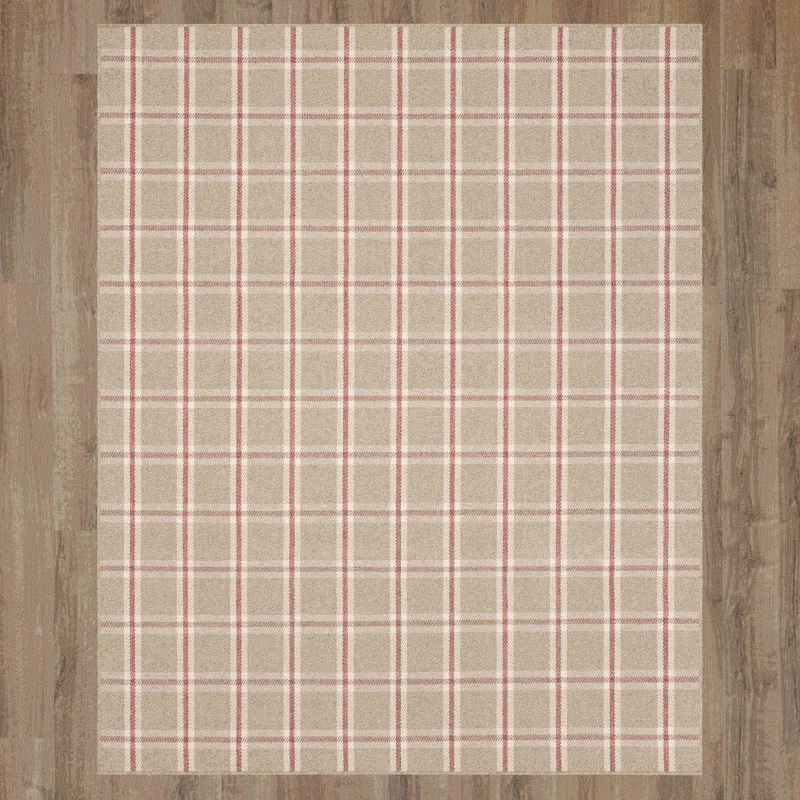 Scofield Red Rug - 8' x 10' Floor