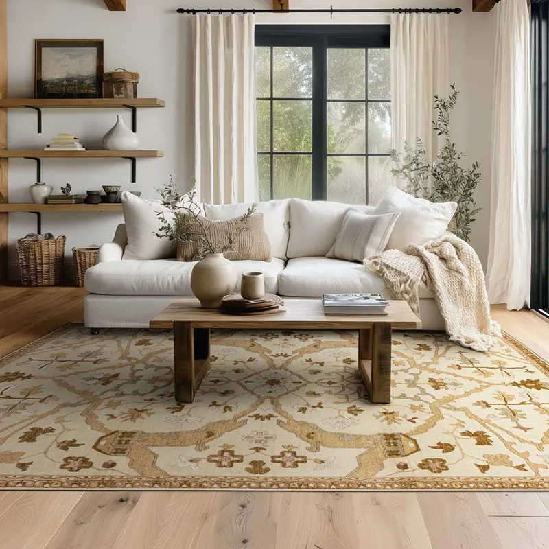 Ethereal Seraphic Camel Rug